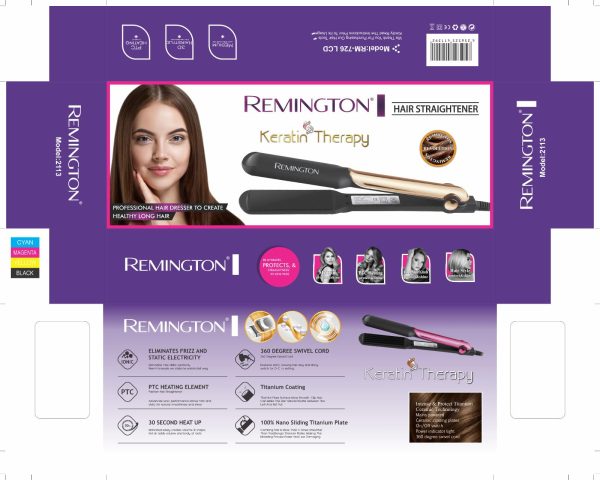 Remington Hair Straightener Keratin Therapy Hair Straightener Flat Iron – Best Quality Iron For Hair Straightening – Remington Keratin Therapy Iron