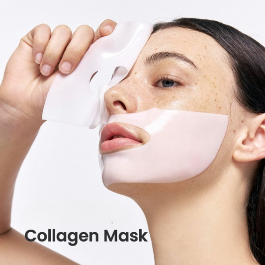 01 Pc Bio-collagen Real Deep Mask, Hydrating Over Night, Facial Sheet Mask, Pore Minimising, Firming, Collagen Mask, Hydrating Overnight Skin Care Mask – 36gram