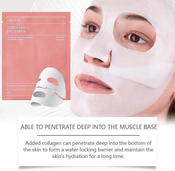 01 Pc Bio-collagen Real Deep Mask, Hydrating Over Night, Facial Sheet Mask, Pore Minimising, Firming, Collagen Mask, Hydrating Overnight Skin Care Mask – 36gram