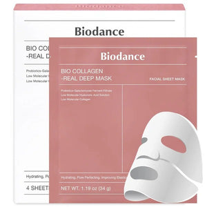 01 Pc Bio-collagen Real Deep Mask, Hydrating Over Night, Facial Sheet Mask, Pore Minimising, Firming, Collagen Mask, Hydrating Overnight Skin Care Mask – 36gram