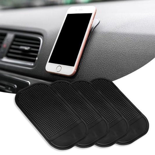 1 Pc Car Dashboard Sticky Pad | Anti-slide Fixate Sticky Mat Pad For Car Dashboard | Anti-slide Sticky Pad For Cell Phone, Keys, Glass, Mirrors (black)