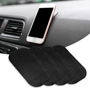1 Pc Car Dashboard Sticky Pad | Anti-slide Fixate Sticky Mat Pad For Car Dashboard | Anti-slide Sticky Pad For Cell Phone, Keys, Glass, Mirrors (black)