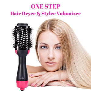 One Step 2 in 1 Hair Dryer & Brush Brush for Fast Drying, Straightening, Curling
