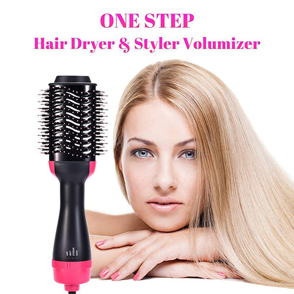 One Step 2 in 1 Hair Dryer & Brush Brush for Fast Drying, Straightening, Curling
