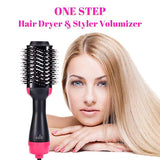 One Step 2 in 1 Hair Dryer & Brush Brush for Fast Drying, Straightening, Curling