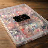 288 Pcs French Nails Set – Multicolor Abs Plastic Nail Tips, Smooth & Even Coverage, Durable, Easy-to-apply, Perfect For Diy & Professional Manicures