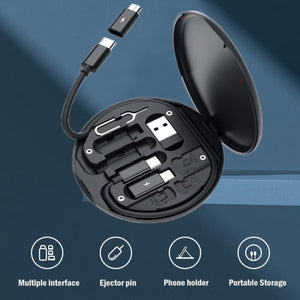 (5 In 1 ) Data Cable Set All Solutions In One / Data Cable Set 60w Fast Charging (random Colors)