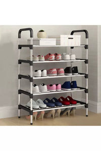 5 Layer Stainless Steel Layer Shoe Rack
