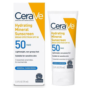 Cerave Hydrating Mineral Sunscreen Spf 100 Ml – Cerave Hydrating Sun Block | Best Skin Care Sunscreen