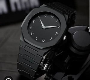 Full Black Aura Quartz Watch – Lightweight Design, , Premium Quality & Finish – Best Quality Analog Watch