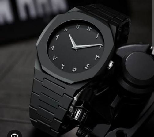 Full Black Aura Quartz Watch – Lightweight Design, , Premium Quality & Finish – Best Quality Analog Watch