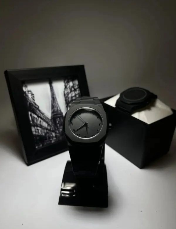 Full Black Aura Quartz Watch – Lightweight Design, , Premium Quality & Finish – Best Quality Analog Watch