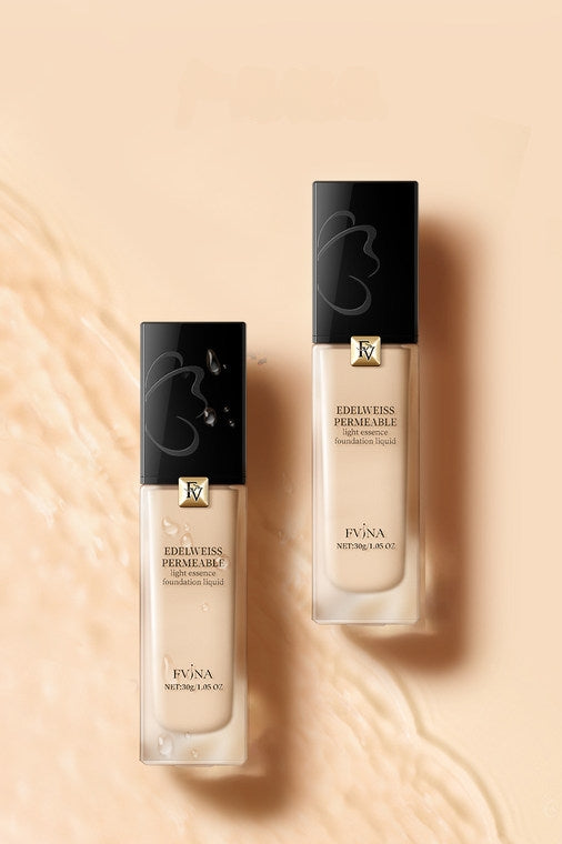 Fv Edelweiss Liquid Refreshing Essence Fvina Foundation Skin Care Dry Oil Skin Long-lasting Base Makeup Imported