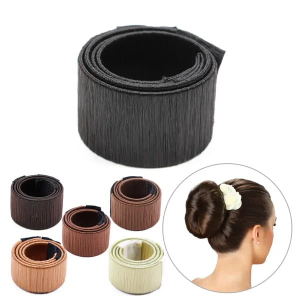 Hair Bun Maker French Twist Hair Fold Wrap Snap For Hair Easy Bun Hair Tool Ballet Bun For Kids And Women(random Color)
