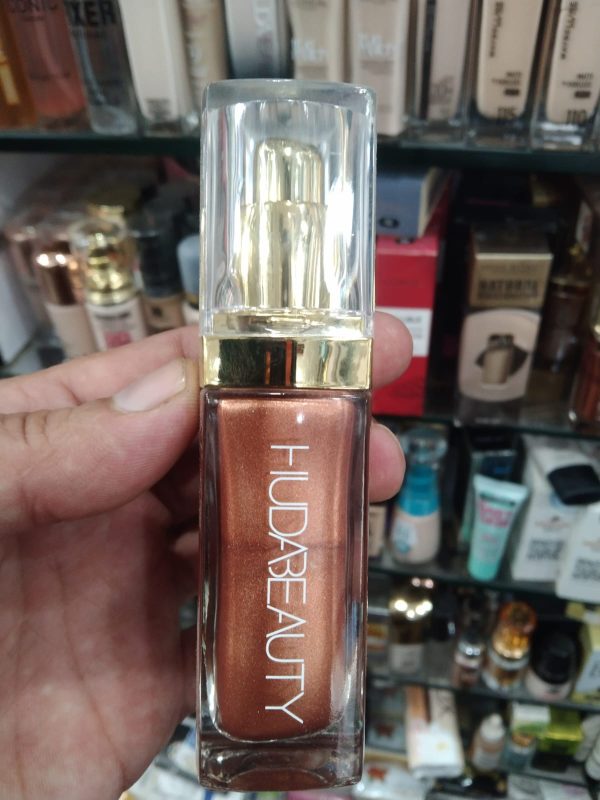 Huda Beauty N.y.m.p.h. All Over Body Highlighter – Liquid Illuminator For Face, Body & Legs – Water-based, Long-lasting Glow – 35 Ml