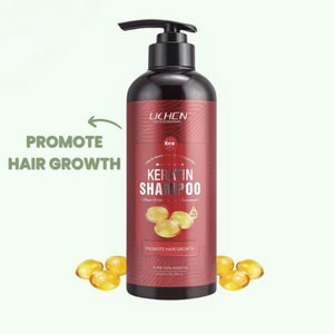 Lichen Keratin Enriched Shampoo 500ml – Sulfate And Paraben Free – Anti Frizz Treatment For Women And Men – Professional Salon Grade Repair Formula With Silk Protein For Dry, Frizzy Damaged And Color Treated Hair – Without Box