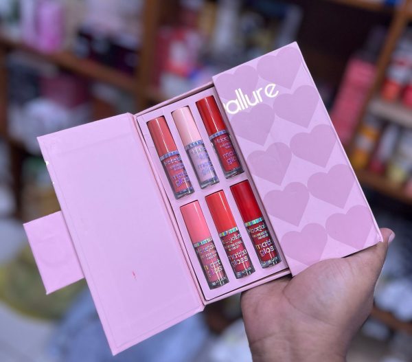 Mocallure 12-piece High Pigment Lip Gloss Set | Rich & Vibrant Shades – Pink, Red, Peach, Nude & Maroon |