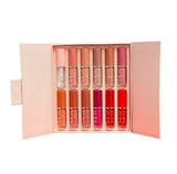 Mocallure 12-piece High Pigment Lip Gloss Set | Rich & Vibrant Shades – Pink, Red, Peach, Nude & Maroon |