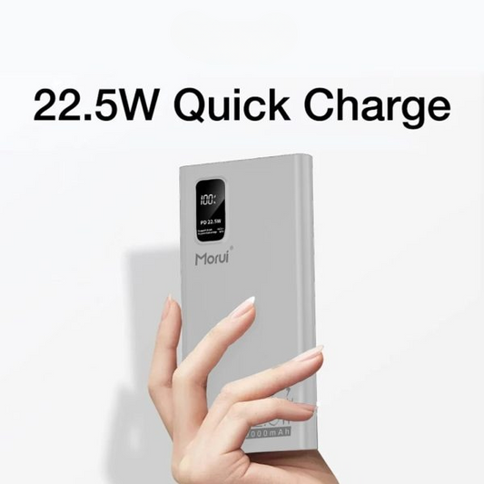Morui Mp-10 Portable Power Bank 10000mah With 22.5w Super Fast Charging