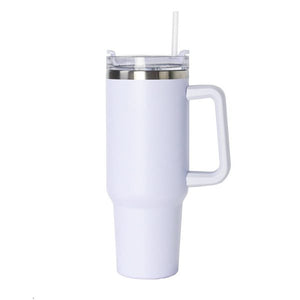 Stanley 40 Oz (1200ml) Stainless Steel Vacuum Insulated Tumbler With Straw – Leak-proof Quencher Cup For Hot & Cold Beverages, Travel Mug, Gym Water Bottle, Coffee Thermos -random Colors | Stanley | (with Box)